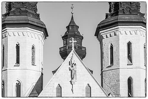 Sweden-Gotland Island-Visby-Visby Cathedral-12th century-exterior Architecture Print